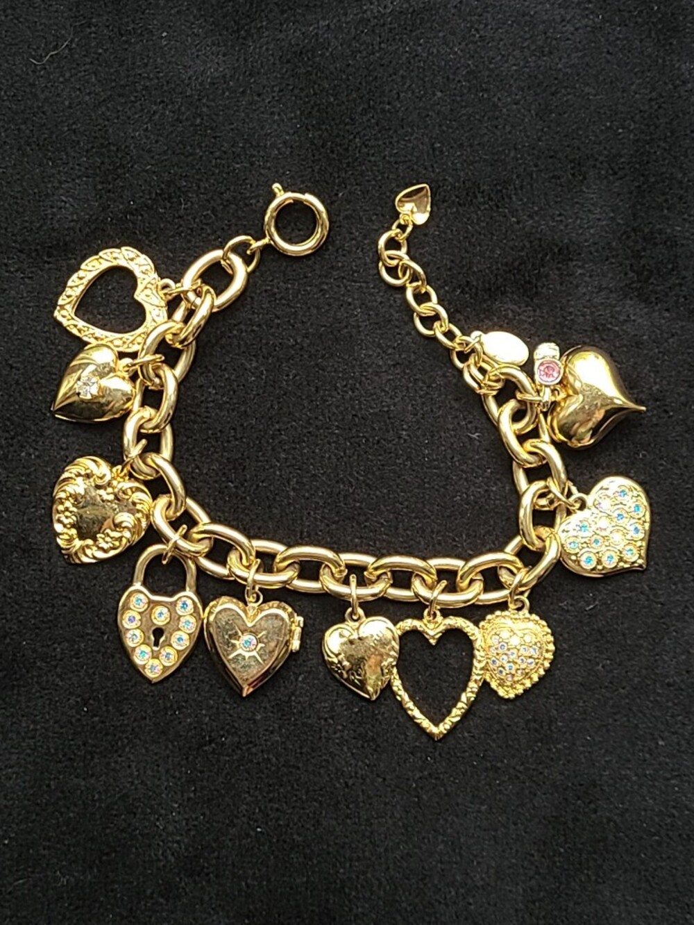 Kirks Folly Vintage Charm Bracelet